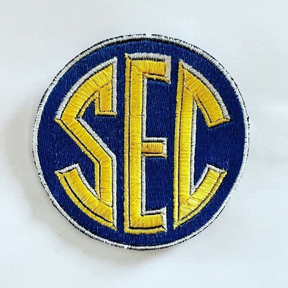 SEC Logo Embroidered Patch - Picture 1 of 2